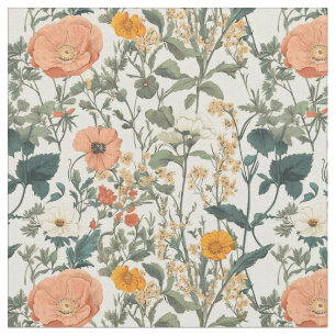 bloemen, wilde bloemen en papavers stof