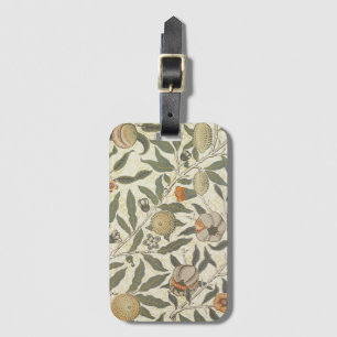 Bloemen William Morris Fruit Art Nouveau Bagagelabel