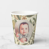  Bloemen William Morris Fruit Art Nouveau Papieren Bekers (Voorkant)