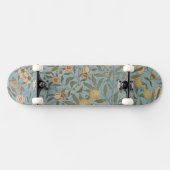  Bloemen William Morris Fruit Blue Floral Skateboard (Horizontaal)