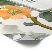 Bloemen William Morris Gele Zitting Grafiek Poster (Hoek)