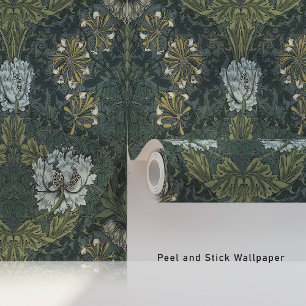 Bloemen William Morris Honeysuckle Design Behang