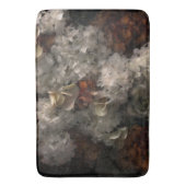  bloemen wit en roest hydrangea botanisch badmat (Voorkant Verticaal)