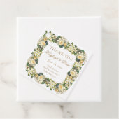 Bloemen Witte Bijbel Verse Christelijke bruiloft g Bedankjes Labels (In situ)