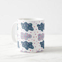 bloemen wolken patroon