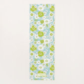  bloemen Yoga Mat (Achterkant)