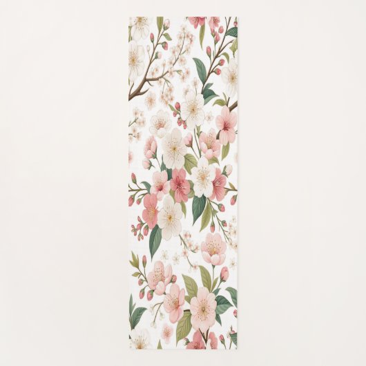 Bloemen Yoga Mats Yogamat (Voorkant)
