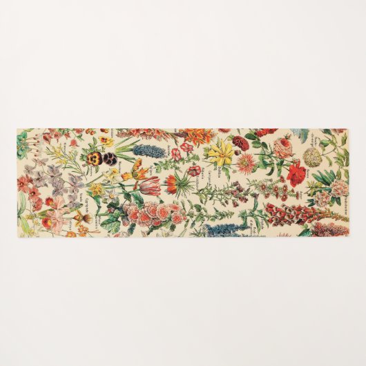  bloemen yogamat (Achterkant (horizontaal))
