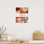 Bloemen zijn altijd een goed idee poster (Keuken)