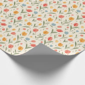 Bloemen zijn de ware taal van de liefde cadeaupapier (Hoek)