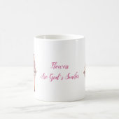 Bloemen zijn Gods glimlach Inspirerend Koffiemok (Center)