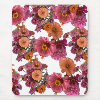 Bloemen Zinnia Boeket Maureen Girard Kleurrijk Muismat