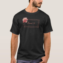 Bloemen zoet 16 roze en zwart