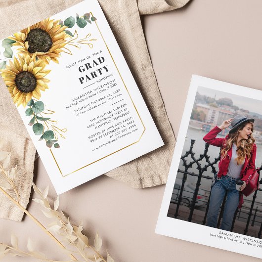 Bloemen Zonnebloem Eucalyptus 2025 Afstudeerfeest