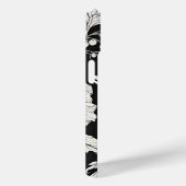 Bloemen Zwart-wit Classic Case-Mate iPhone Case (Achterkant / Rechts)