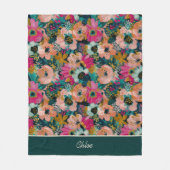 Bloemenaam fleece deken (Voorkant)