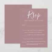 bloemenaanbidding RSVP kaartje (Voorkant / Achterkant)