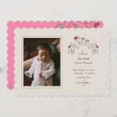 bloemenaankomst kaart (Voorkant / Achterkant)