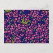 Bloemenalligator Gator Meisje Bloemen Alligators Briefkaart (Voorkant)