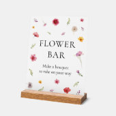 Bloemenbar Acryl Bord (Hoek)