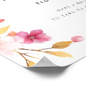 Bloemenbar Teken Liefde in Bloom Vrijgezellenfeest Poster (Hoek)