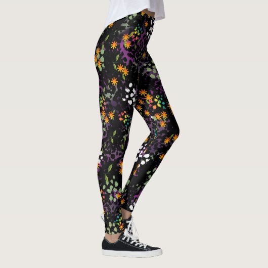 Bloemenbed Leggings (Rechts)