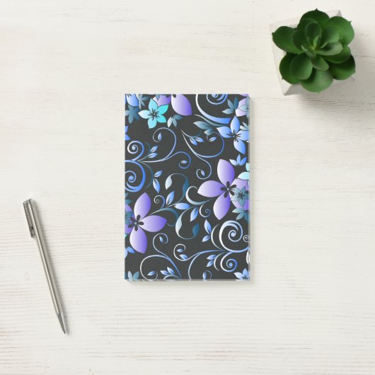 Bloemenbehang 6 post-it® notes (Kantoor)