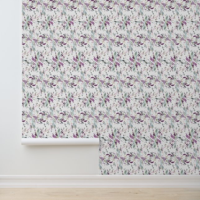  bloemenbehang behang (Applicatie)