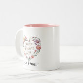 Bloemenblad Happy Mother Day Mokken Gift Cup (Voorkant links)