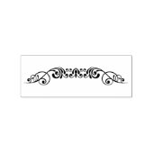 bloemenblad 	rubberstempel (Afrduk)