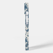  bloemenblauw toile de jouy monogram Case-Mate iPhone case (Achterkant / Links)