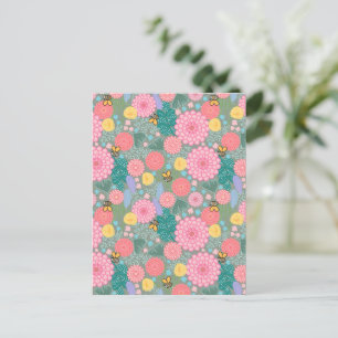 Bloemenbloei Briefkaart