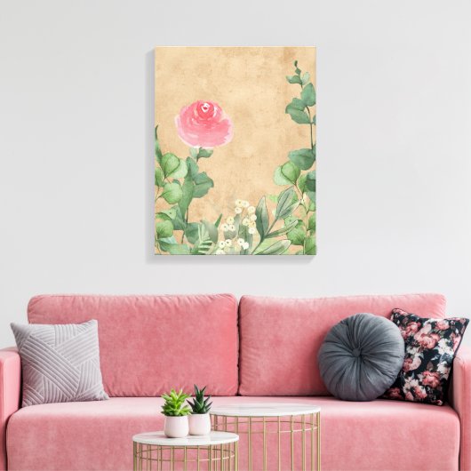 Bloemenbloei Canvas Art (Insitu (Woonkamer))