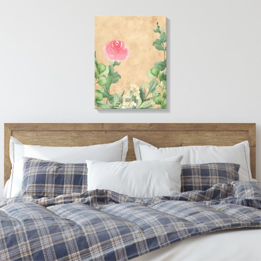 Bloemenbloei Canvas Art (Insitu (Slaapkamer))