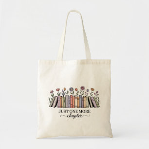 bloemenboek lezen tote bag