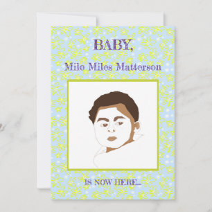 Bloemenboeket Daisy Meadow Periwinkle Citroen Gebo Aankondiging