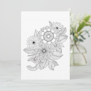 bloemenboeket Kleur je eigen groet