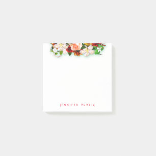 Bloemenboeket Sjabloon Elegant Modern Trendy Post-it® Notes