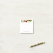 Bloemenboeket Sjabloon Elegant Modern Trendy Post-it® Notes (Op bureau)