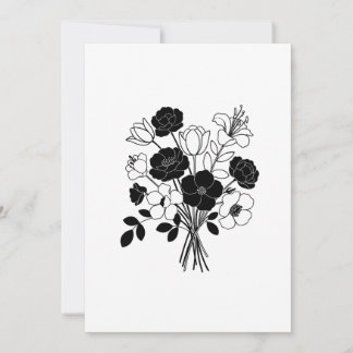 Bloemenboeket Vakantie Kaart