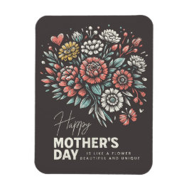 Bloemenboeket voor Moederdag Magneet