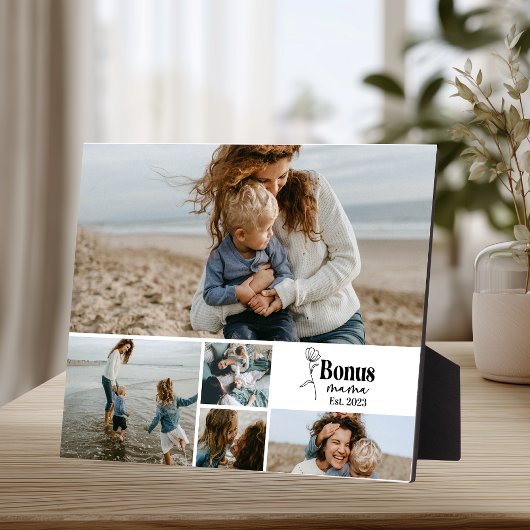 Bloemenbonus mama-herinneringsraster fotoplaat