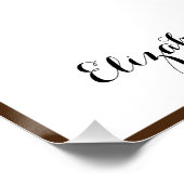 Bloemenboom Bruin Silhouet Family Tree Foto's Perfect Poster (Hoek)