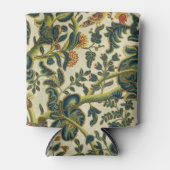 bloemenborduurwerk print blikjeskoeler (Voorkant)