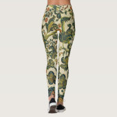  bloemenborduurwerk print leggings (Achterkant)