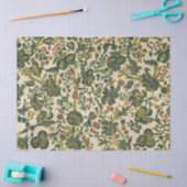 bloemenborduurwerk print tissuepapier (Craft)