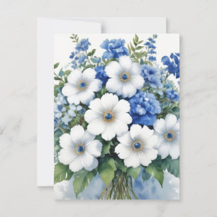 Bloemenbos Elegante Waterverf Briefkaart