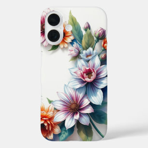 Bloemenbos Elegante Waterverf iPhone 16 Hoesje