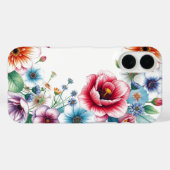 Bloemenbos Elegante Waterverf Case-Mate iPhone Case (Achterkant (horizontaal))