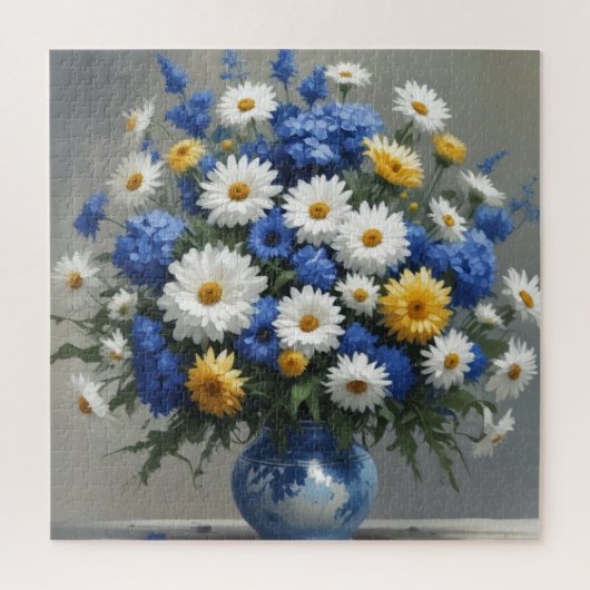 Bloemenbos Elegante Waterverf Legpuzzel (Verticaal)